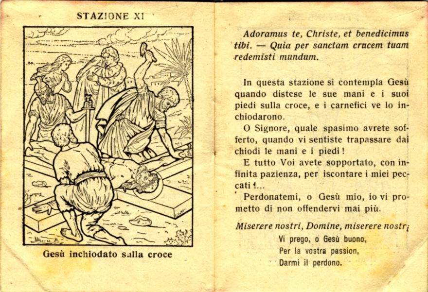 Via Crucis Per Bambini Con Simboli Viterbo - 1932 - via crucis per bambini